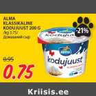 Allahindlus - ALMA
KLASSIKALINE
KODUJUUST 200 G