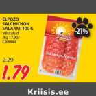 ELPOZO
SALCHICHON
SALAAMI 100 G