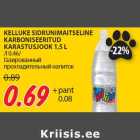 KELLUKE SIDRUNIMAITSELINE
KARBONISEERITUD
KARASTUSJOOK 1,5 L