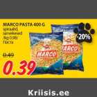 Allahindlus - MARCO PASTA 400 G