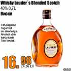 Allahindlus - Whisky Lauder`s Blended Scotch
