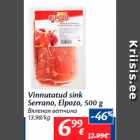 Allahindlus - Vinnutatud sink 
Serrano, Elpozo, 500 g
