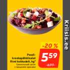 Peedikreekapähklisalat
Rimi kokkadelt, kg*
