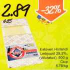 Estoveri Hollandi Leibjuust 25,2% (vilutatud),500g