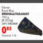 Allahindlus - Estover Rayal Blue Sinihallitusjuust 100g