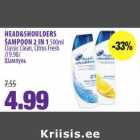 Allahindlus - HEAD&SHOULDERS
ŠAMPOON 2 IN 1 500ml
Classic Clean, Citrus Fresh