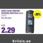 Allahindlus - DOVE CLEAN COMFORT
DUŠIGEEL MEESTELE 400ml