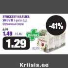 Allahindlus - RYNKKEBY MAASIKA
SMUUTI 3-pack x 0,2L