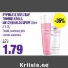 Allahindlus - BYPHASSE NIISUTAV
TOONIK NÄOLE,
MEIGIEEMALDUSPIIM 500ml