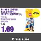 Allahindlus - PEDIGREE DENTASTIX
NÄRIMISSUUPISTE
SUURTELE KOERTELE 270g