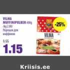 VILMA
MUFFINIPULBER 400g