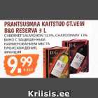 Allahindlus - PRANTSUSMAA KAITSTUD GT.VEIN
B&G RESERVA 3 L