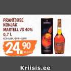 Alkohol - PRANTSUSE
KONJAK
MARTELL VS 40%
0,7 L