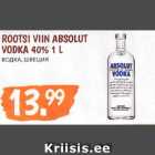 ROOTSI VIIN ABSOLUT
VODKA 40% 1 L