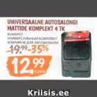 Allahindlus - UNIVERSAALNE AUTOSALONGI
MATTIDE KOMPLEKT 4 TK