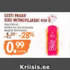 Allahindlus - EESTI PAGAR
SIRE MITMEVILJASAI 430 G