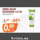 Allahindlus - CORAL AALOE
KÄTEKREEM 125 ML