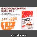 Allahindlus - VILMA ŠOKOLAADIMUFFINIPULBER
400 G