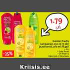 Allahindlus - Garnier Fructis
šampoonid, 250 ml /7.16/l
ja palsamid, 200 ml /8.95/l