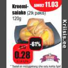 Allahindlus - Kreemisaiake  (2tk pakis) 120g