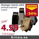 Allahindlus - Slazenger meeste sokid