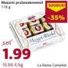 Mozarti pralineekommid
118 g