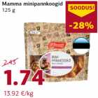 Allahindlus - Mamma minipannkoogid
125 g