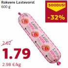 Allahindlus - Rakvere Lastevorst
600 g