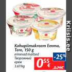 Allahindlus - Kohupiimakreem Emma,
Tere, 150 g

