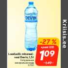 Allahindlus - Looduslik mineraalvesi
Devin, 1,5 l
