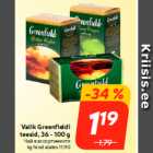 Allahindlus - Valik Greenfieldi
teesid, 36 - 100 g
