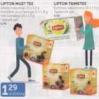 Allahindlus - LIPTON MUST TEE; LIPTON TAIMETEE