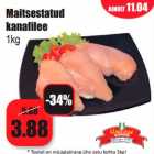 Allahindlus - Maitsestatud kanafilee 1kg