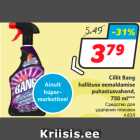 Allahindlus - Cillit Bang
hallituse eemaldamise
puhastusvahend,
 750 ml***