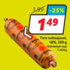 Allahindlus - Tere suitsujuust,
18%, 200 g