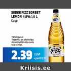 SIIDER FIZZ SORBET LEMON