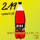 Allahindlus - Siider Fizz Strawberry