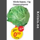 Allahindlus - Värske kapsas, 1 kg