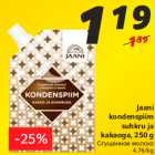 Allahindlus - Jaani
kondenspiim
suhkru ja
kakaoga, 250 g