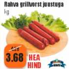 Allahindlus - Rahva grillvorst juustuga kg