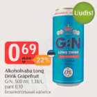 Allahindlus - Alkoholivaba Long Drink Grapefruit