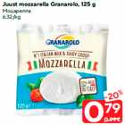 Juust mozzarella Granarolo, 125 g
