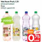 Vesi Aura Fruit, 1,5 l

