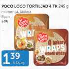 POCO LOCO TORTILJAD 4 TK 245 G