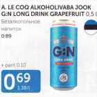 Allahindlus - A.LE COQ ALKOHOLIVABA JOOK G:N LONG DRINK GRAPEFRUIT 0,5 L