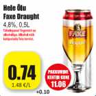 Allahindlus - Hele õlu Faxe Draught