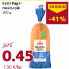 Allahindlus - Eesti Pagar
rukkisepik
300 g