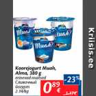 Allahindlus - Koorejogurt Muah, Alma, 380 g