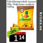 Vahvlikompvekid Ananassi
150g 