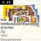 Allahindlus - Nestle hommikusöögibatoon Nesquik,Chocapic või Cini-Minis